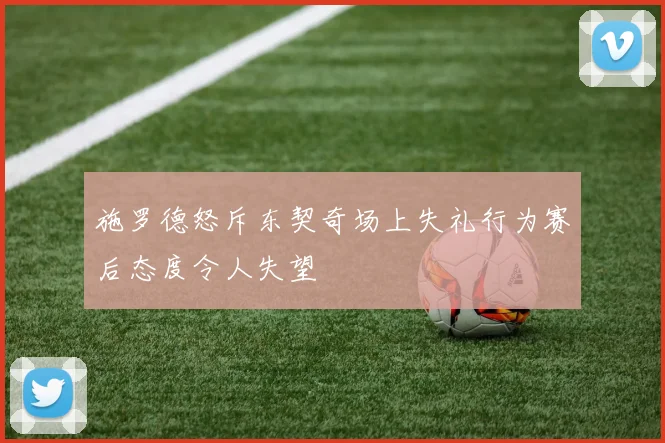 施罗德怒斥东契奇场上失礼行为赛后态度令人失望